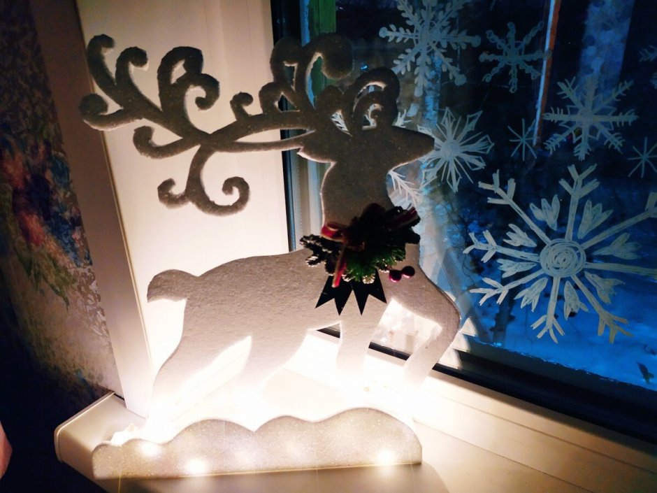 Новогодние украшения из пенопласта