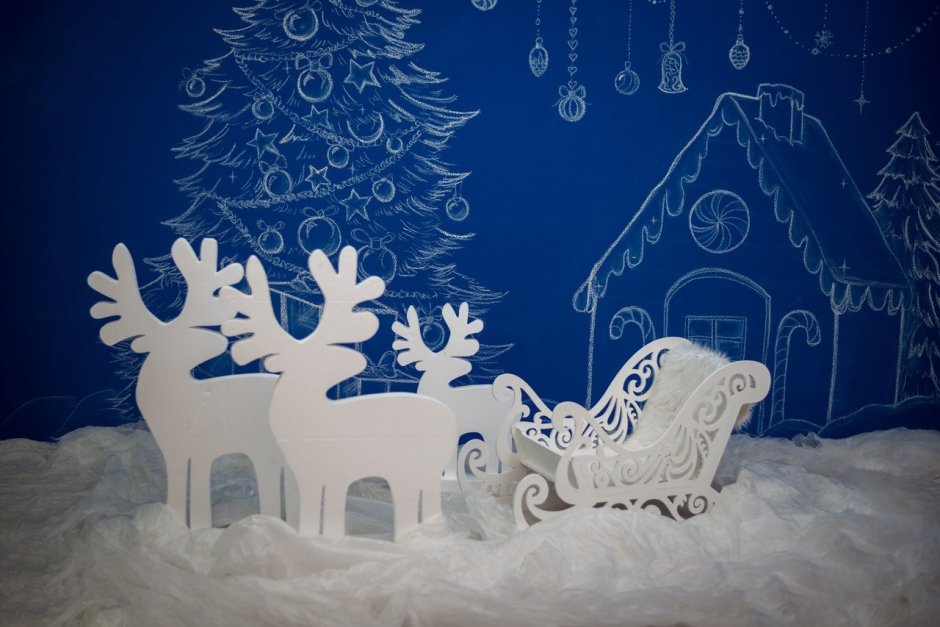 Макет оленя из пенопласта