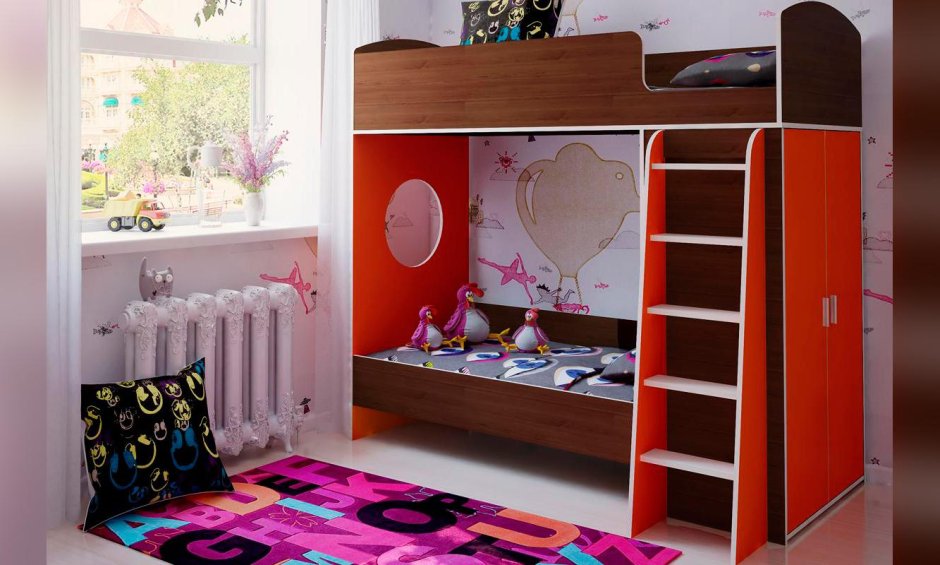 Кровать-чердак Бамбини-28.2 Divanno
