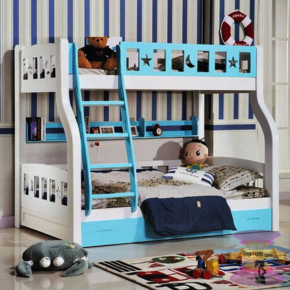 Двухъярусная кровать с диваном Бамбини Divanno 5