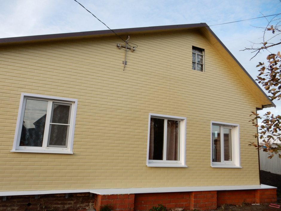 Профнастил для фасада под кирпич