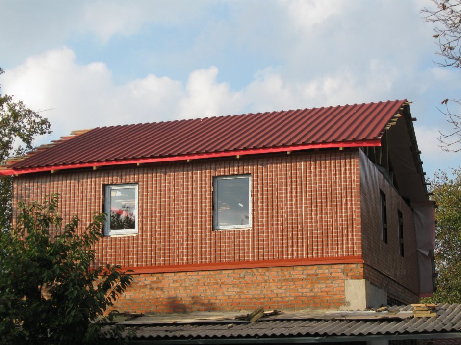 Профлист с8 под кирпич