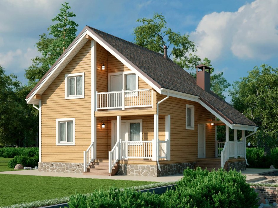 Деревянная рубленная изба