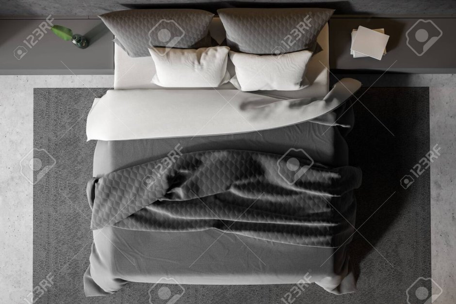 Кровать вид сверху