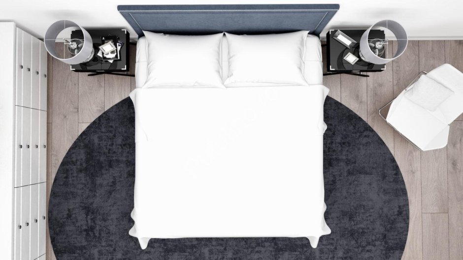 Спальня вид сверху