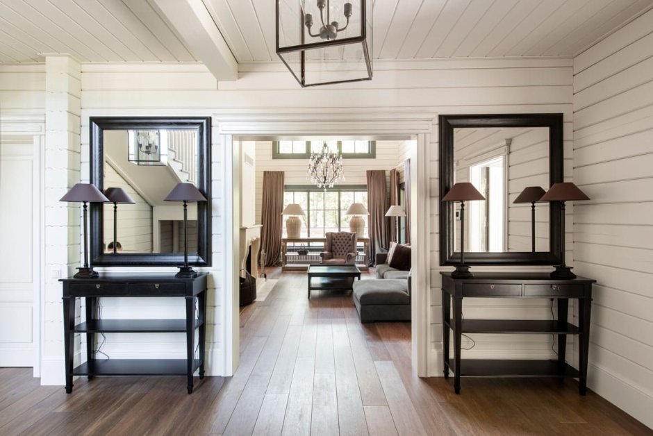 Отделка дома из бруса внутри