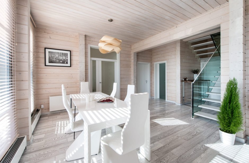 Дом из клееного бруса интерьер