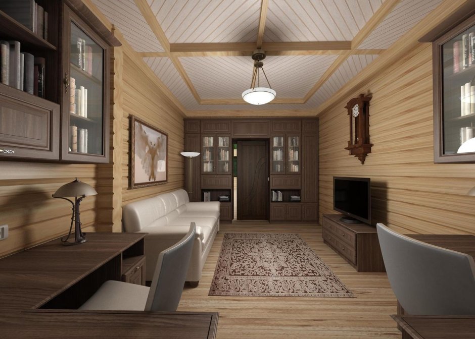 Дома из бруса внутри интерьер