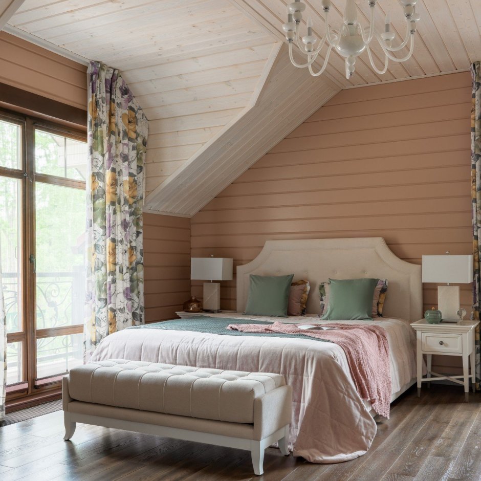 Tikkurila зеленый имитация бруса