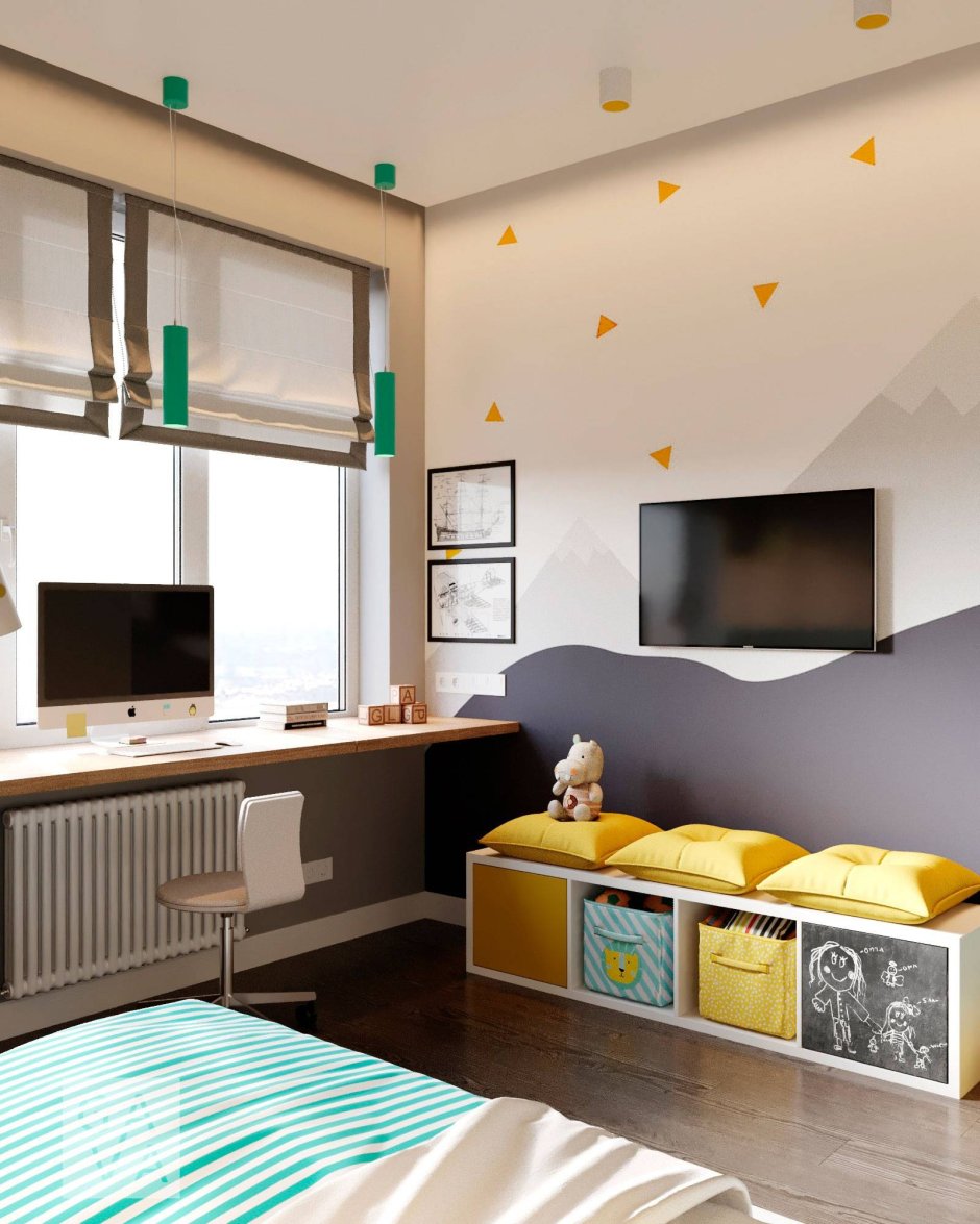 Детская мебель для двоих разнополых детей