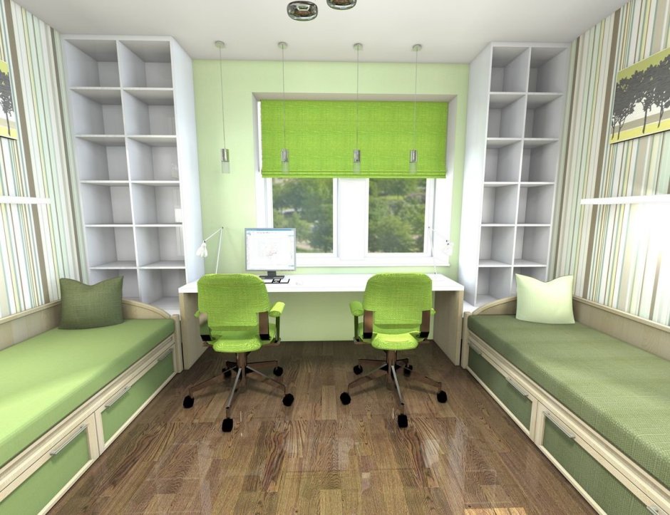 Детская комната с балконом