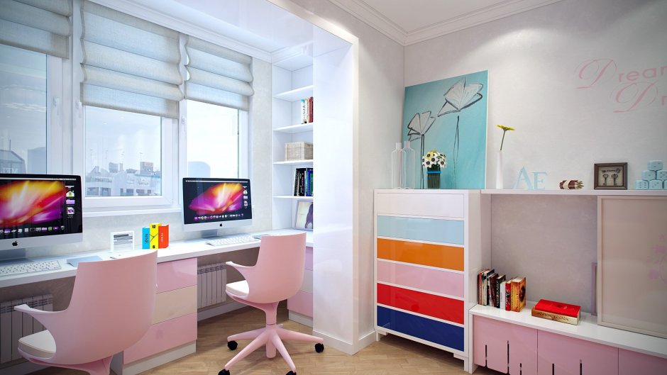 Столешница у окна в детской икеа