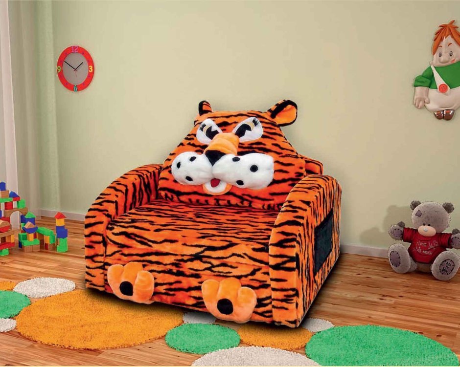 Спальня с тигром