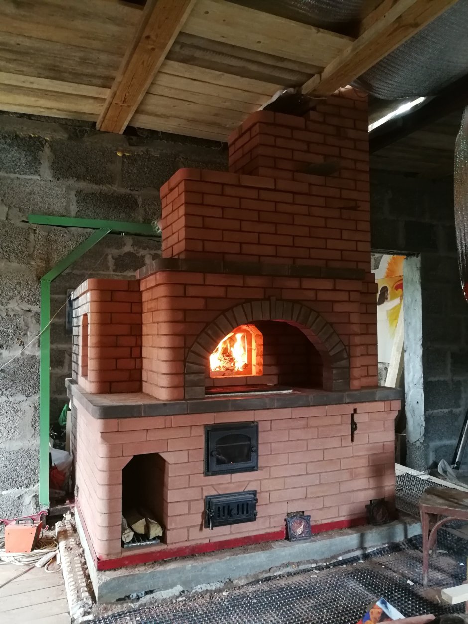 Русская печь с лежанкой