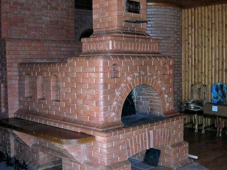 Красивые печи из кирпича