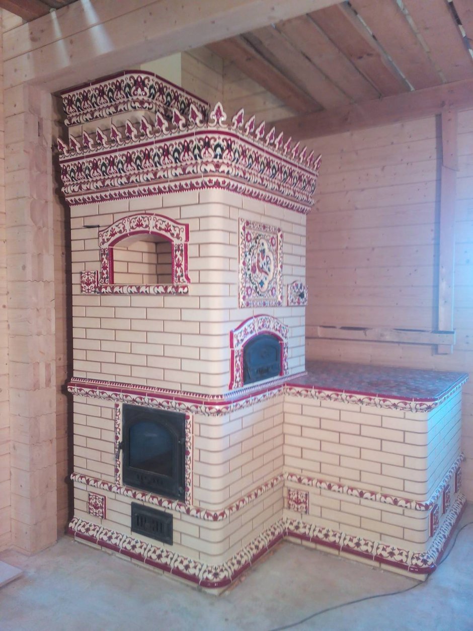 Изразцовая печь шведка
