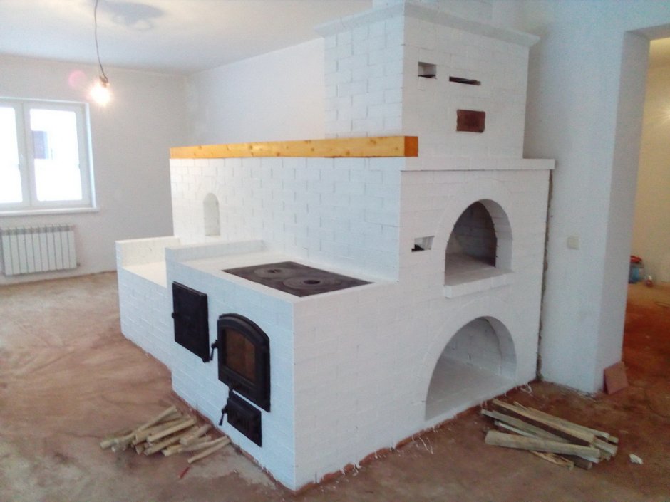 Русская печь с лежанкой