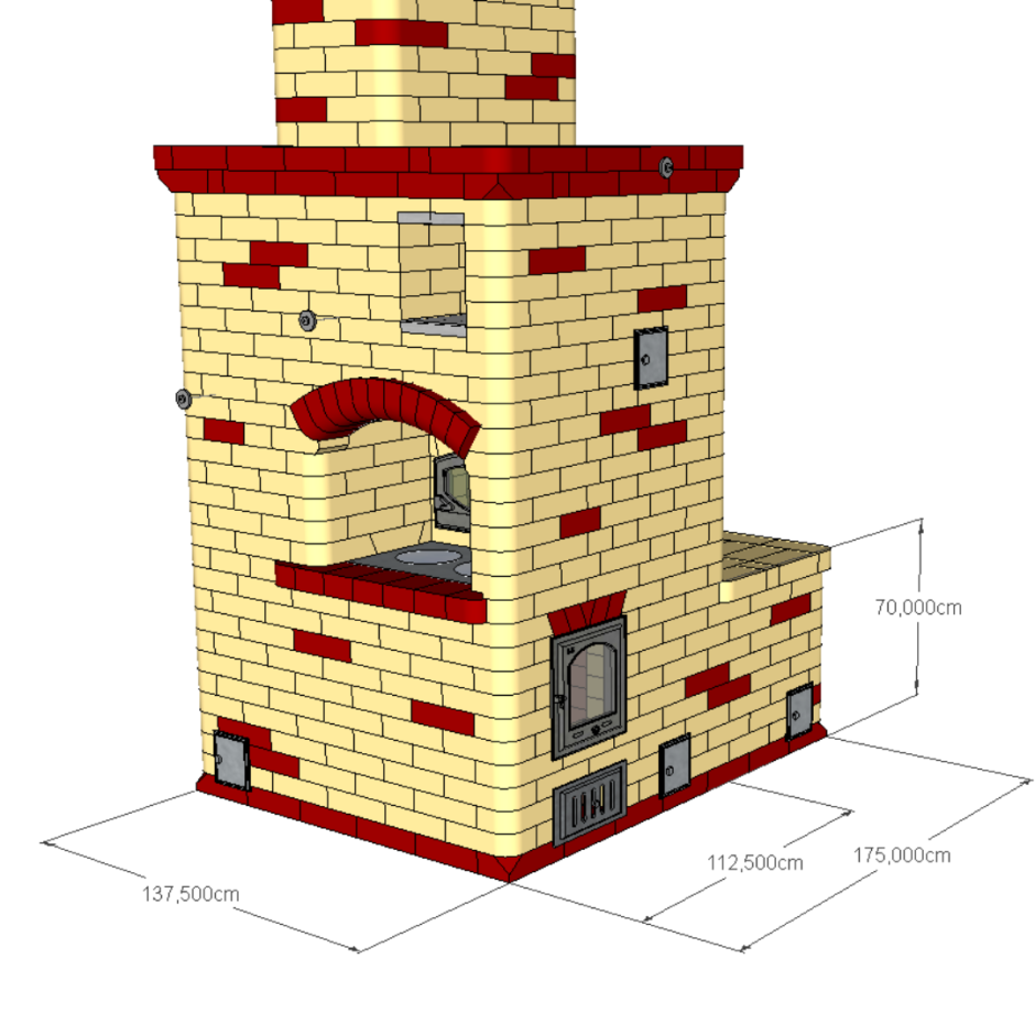 Печь Подгородникова Теплушка порядовка