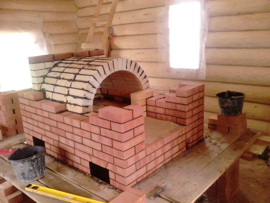 Печь Кузнецова с лежанкой