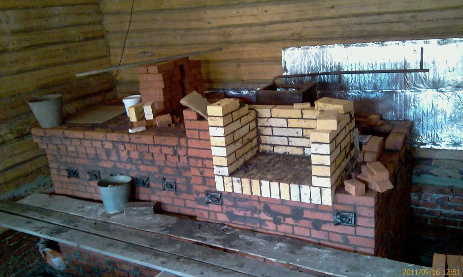 Подтопок в русской печи