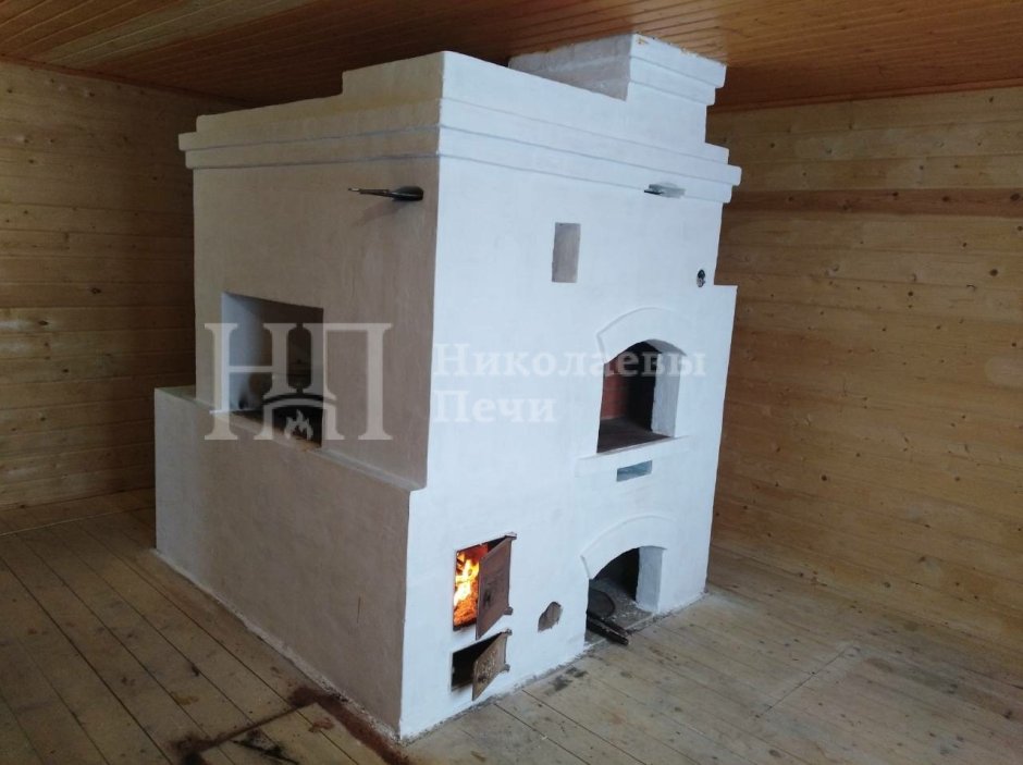 Печь с подтопком