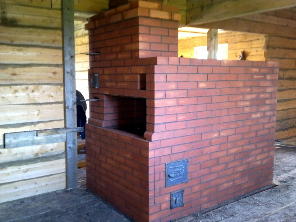 Кирпичные печи с подтопком