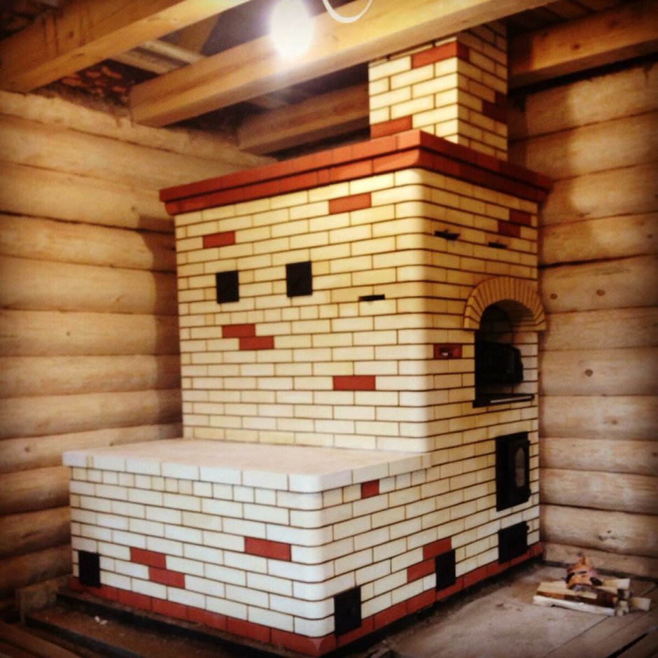 Русская печь с лежанкой