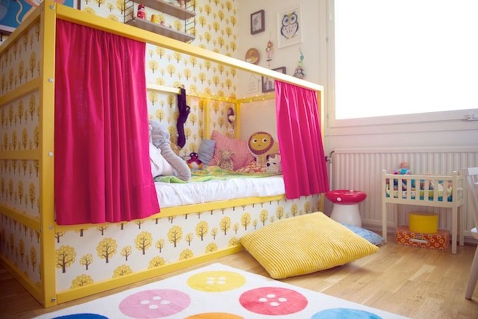Переделка детской кроватки в кровать для девочки