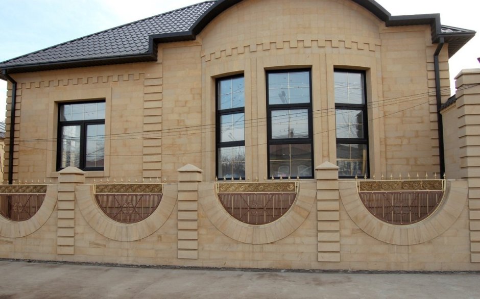 Дагестанский камень песчаник для фасадов