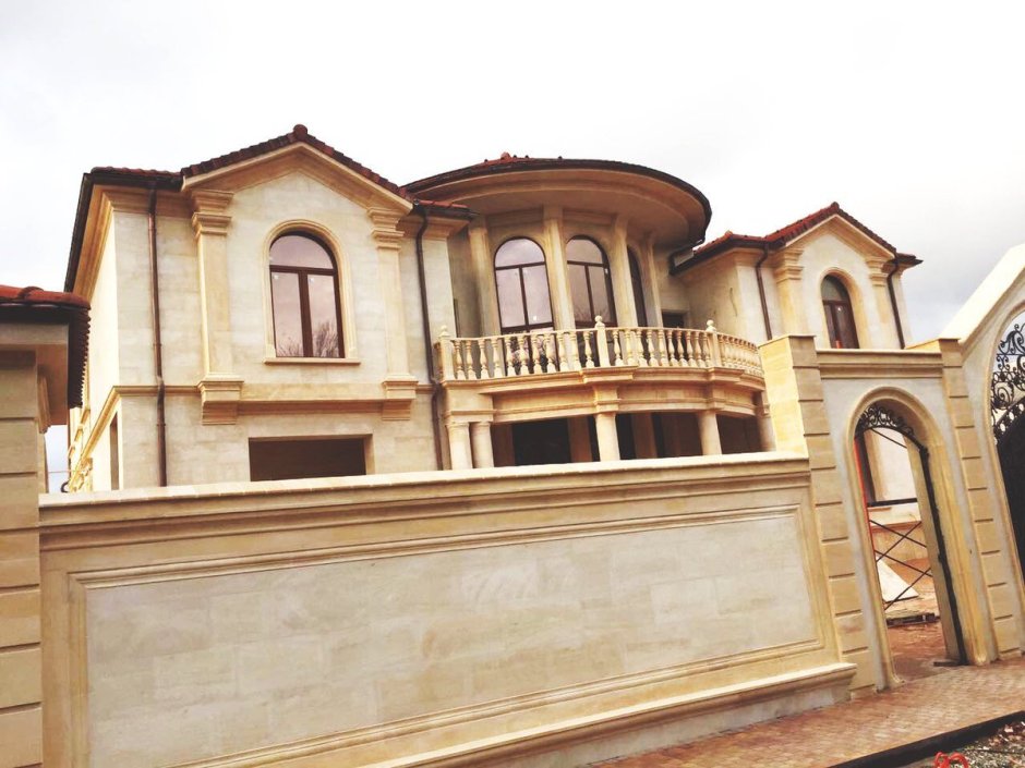 Дагестанский камень облицовка особняк