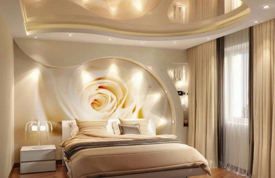 Необычный декор для спальни
