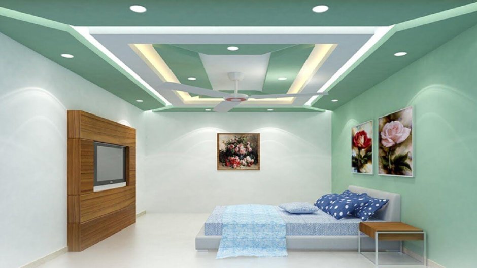 Потолки из гипсокартона