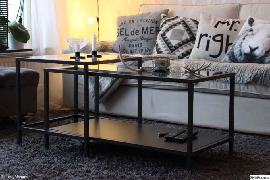 Икеа комплект столов ВИТШЁ