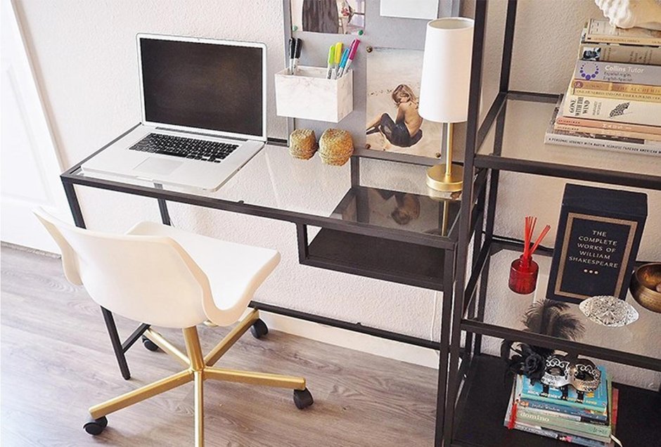 Ikea ВИТШЁ черный