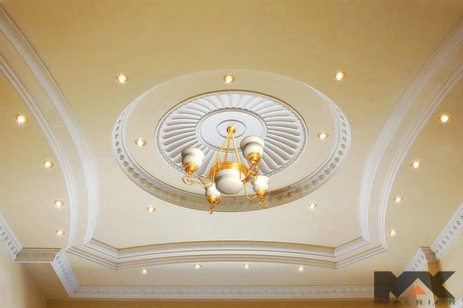 Гипсокартонные потолки для холла