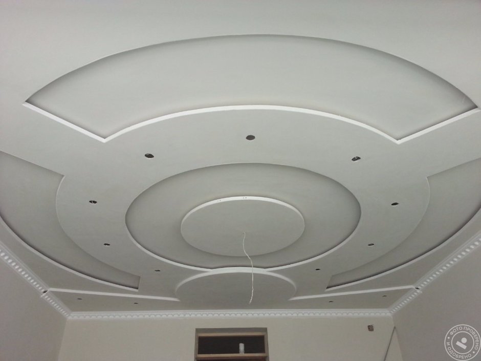 Потолок гипсокартон фигура