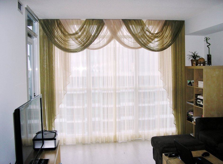 Органза шторы в гостиную