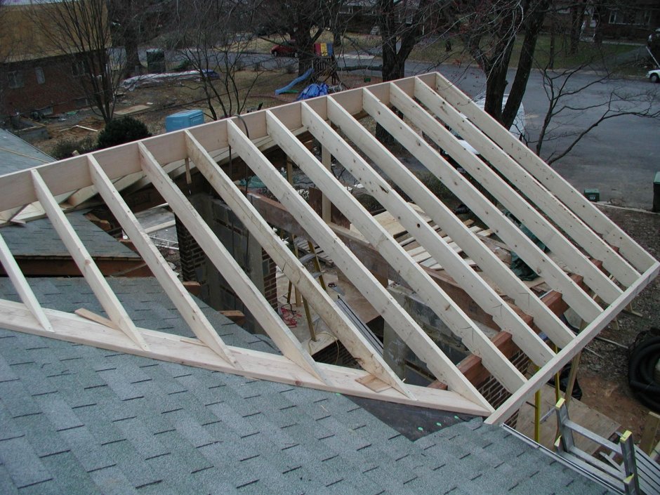 Обрешетка вальмовой кровли