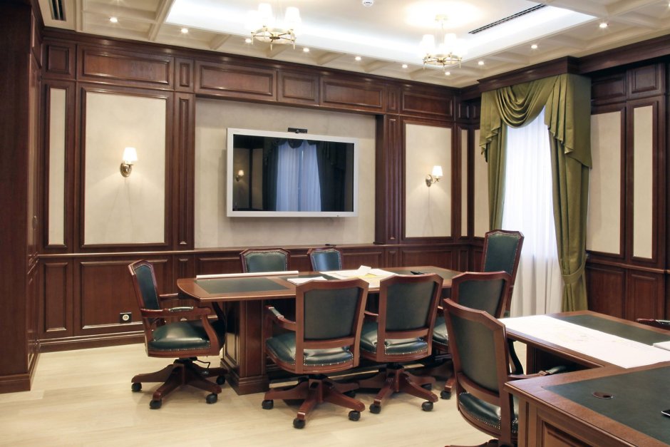 Отделка кабинета руководителя