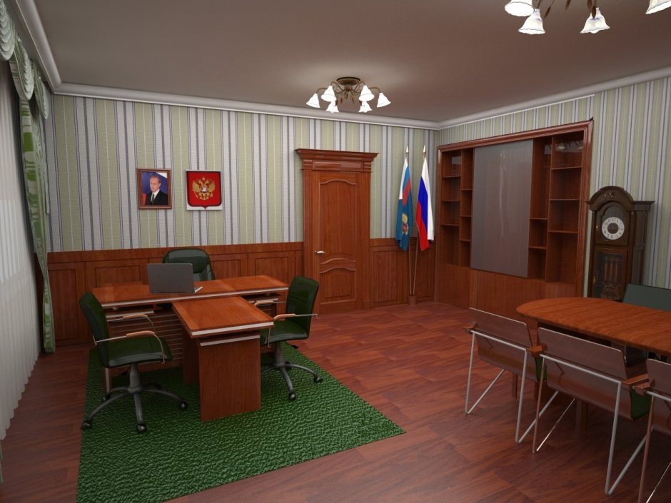 Интерьер кабинета полиции
