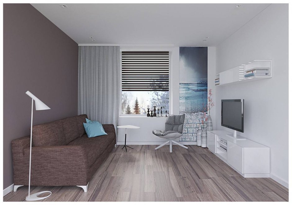 Простая спальня в квартире