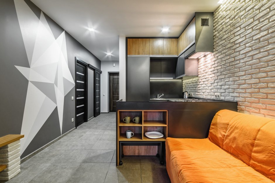 Недорогой интерьер однокомнатной квартиры