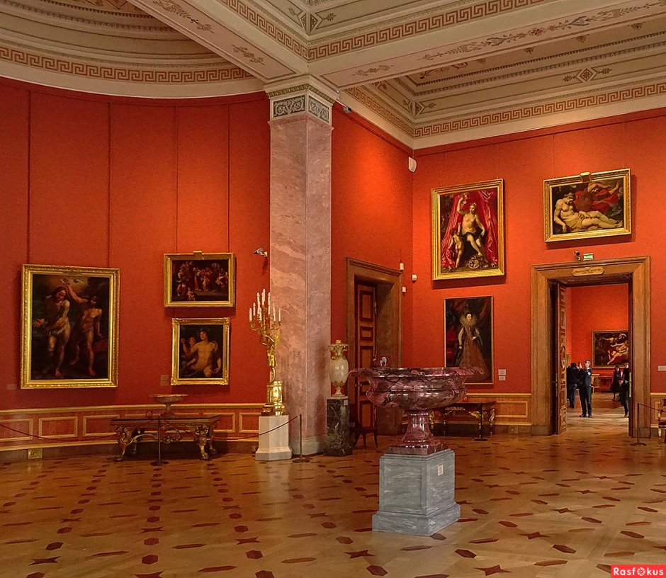 Зал фламандской живописи в Эрмитаже
