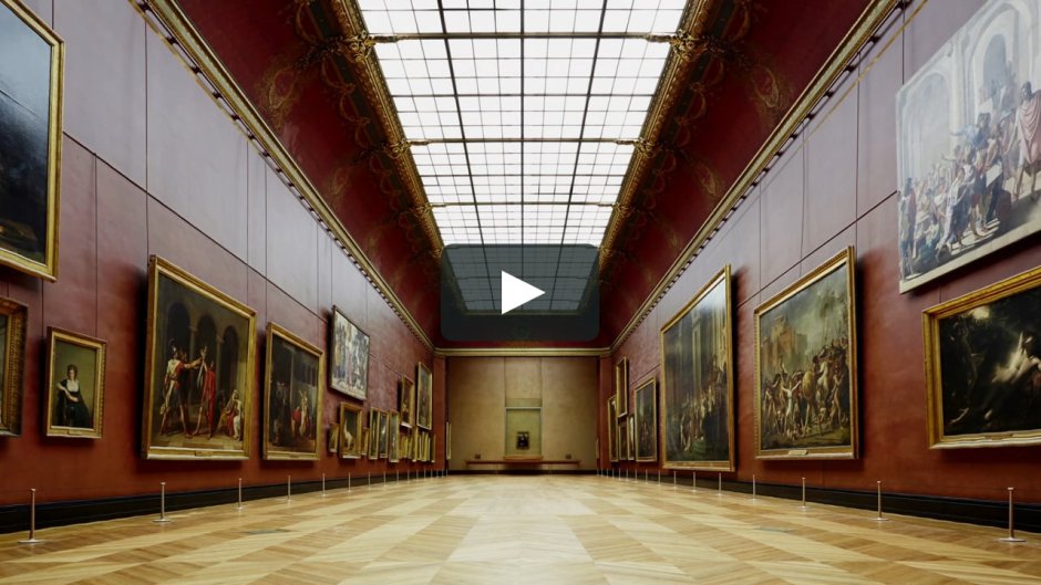 Галереи в Париже картинные Лувр