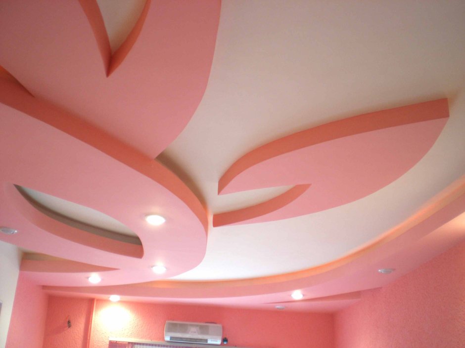 Подвесной гипсокартонный потолок