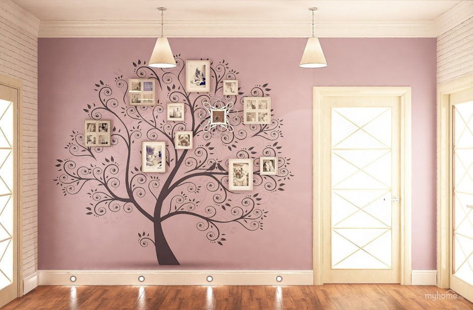 Сказочное дерево роспись стен