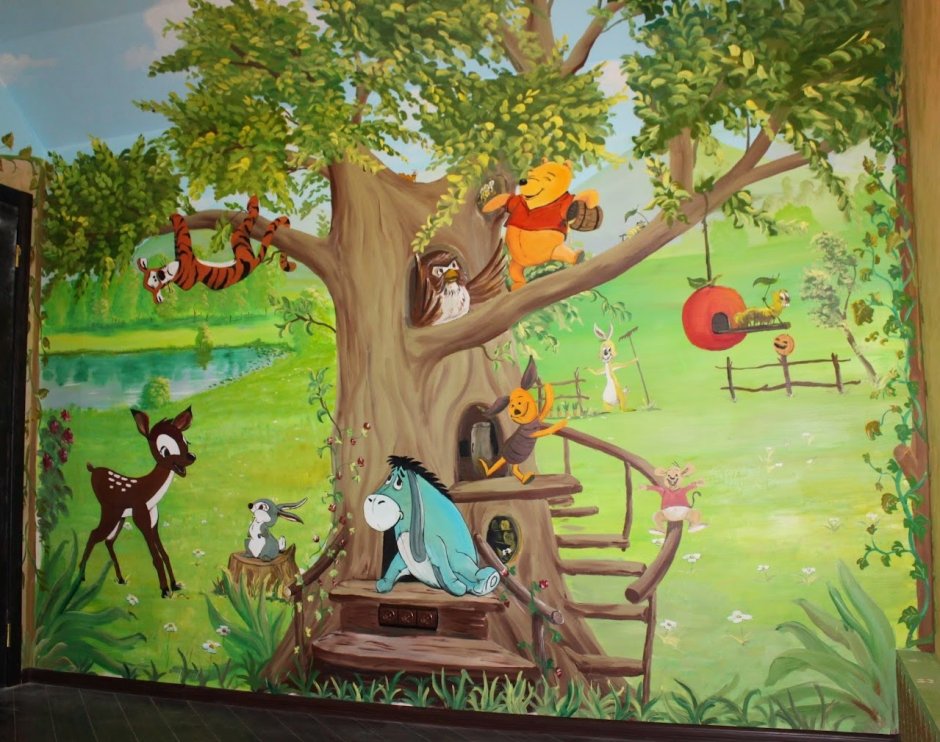 Роспись стен в детской
