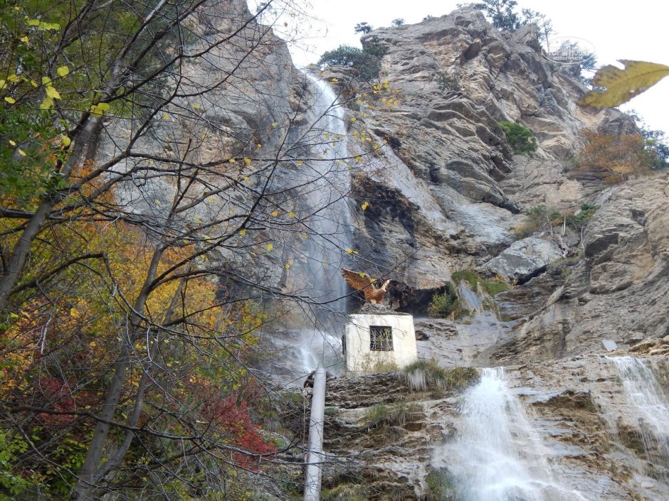 Водопад Учан Су после потопа