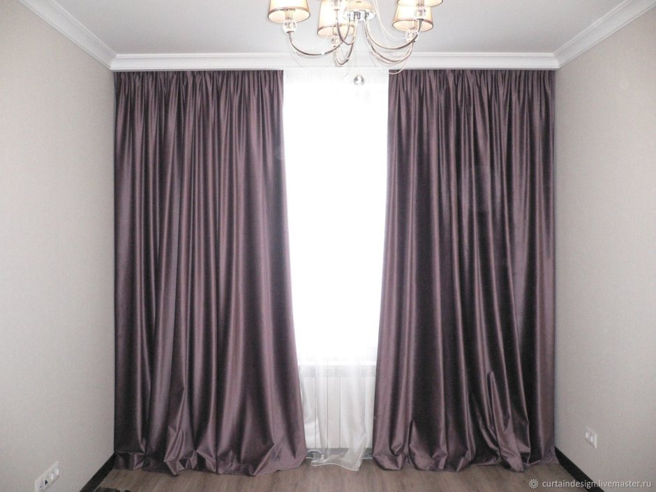 Тюль в зал в современном стиле