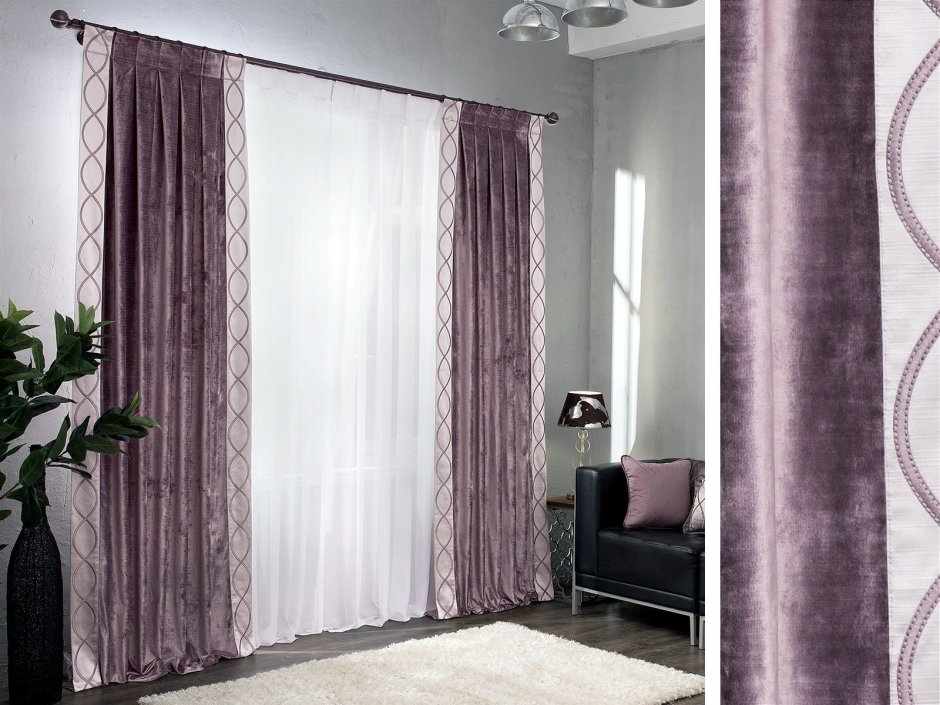 Шторы стильные современные тренды спальня